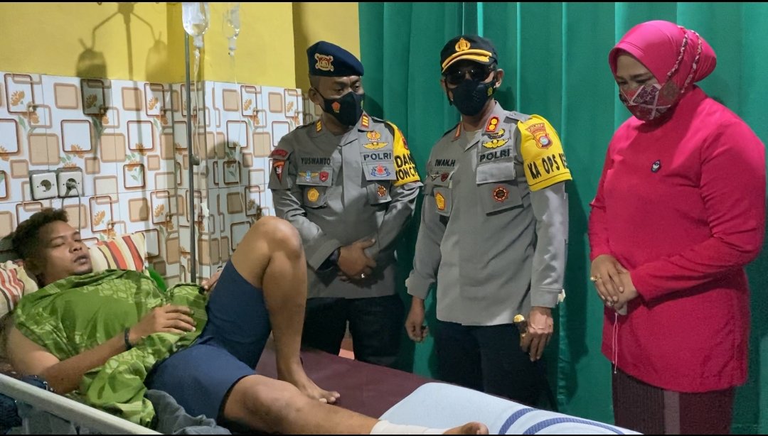 Dianiaya Satu Keluarga, Bupati, Kapolres Hingga Ketua Dewan Bezuk Anggota Brimob dan Istri di RSUD Dompu