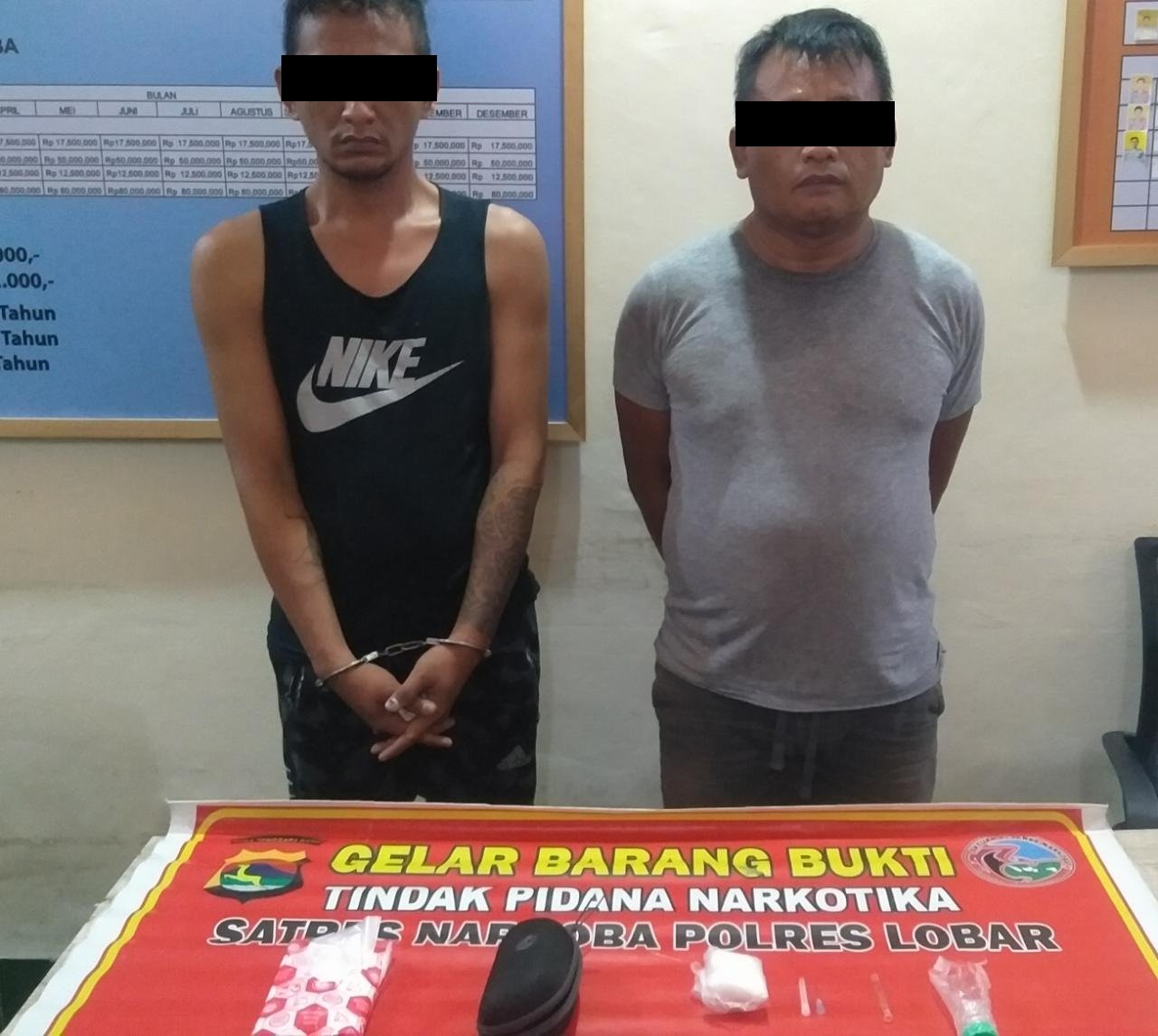 Polres Lobar Bongkar Sindikat Narkoba Antar Provinsi,  42,88 Gram Sabu Diamankan