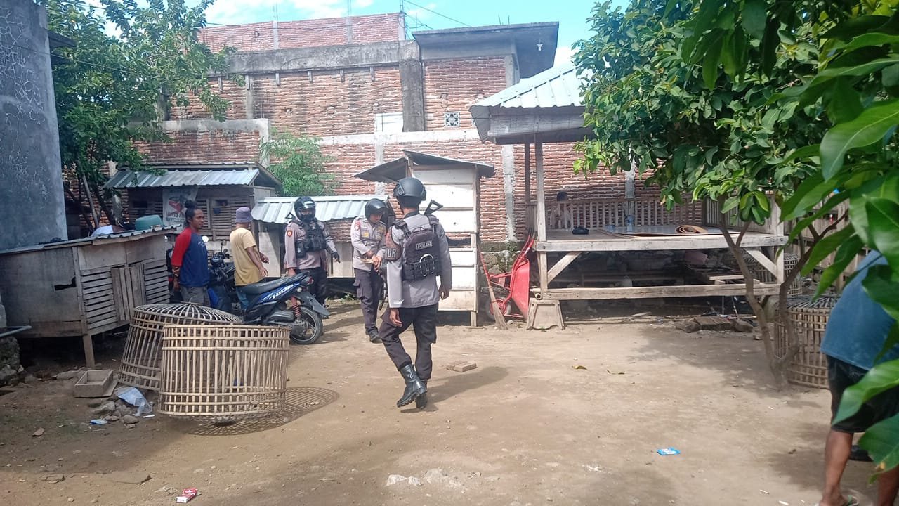 Operasi Sabung Ayam Bocor, Pebotoh Kabur Sebelum Polisi Datang ke Lokasi