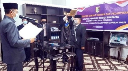 Kadinsos Lotim Mahsin Dimutasi ke Asisten Dua Bidang Ekonomi dan Pembangunan