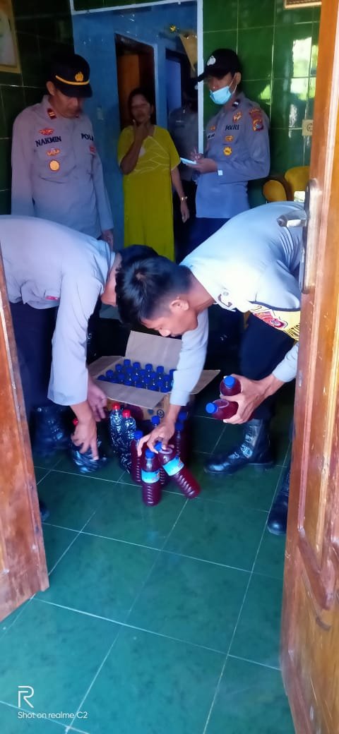 Jelang MXGP Samota, Polres Sumbawa Rutin Gelar Operasi Miras