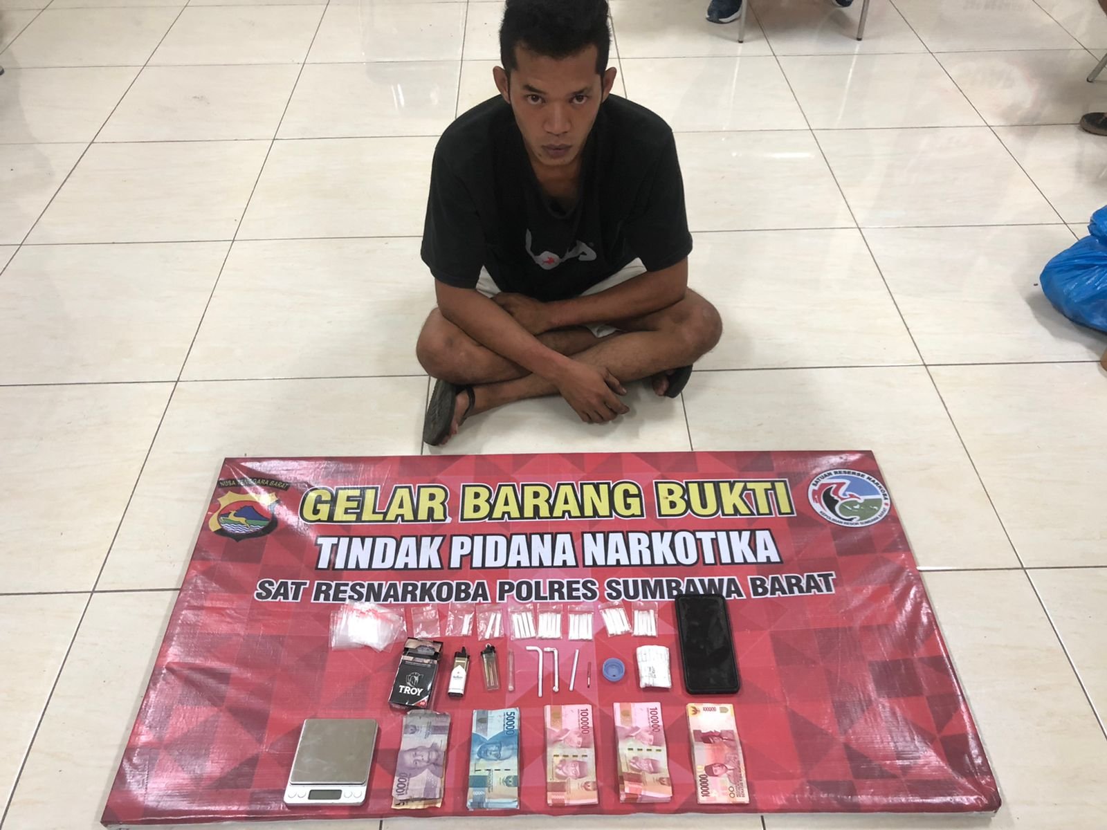 Dua Pelaku Narkotika dan Satu Ons Sabu Diamankan Ditresnarkoba Polda NTB