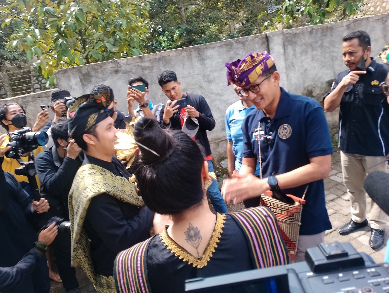 Polresta Mataram Kawal Kunjungan Menparekraf ke Kota Air Narmada