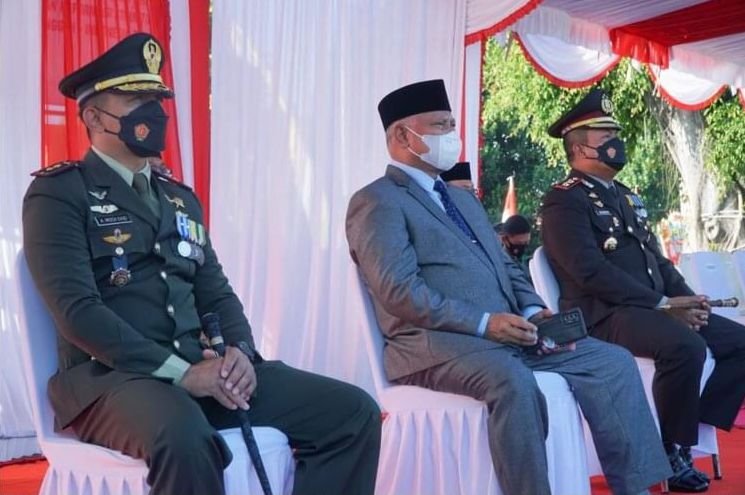 Bupati Lotim Ikuti Puncak HUT Bhayangkara 76, Presiden: Seluruh Rakyat Indonesia Menaruh Harapan Besar kepada Polri.