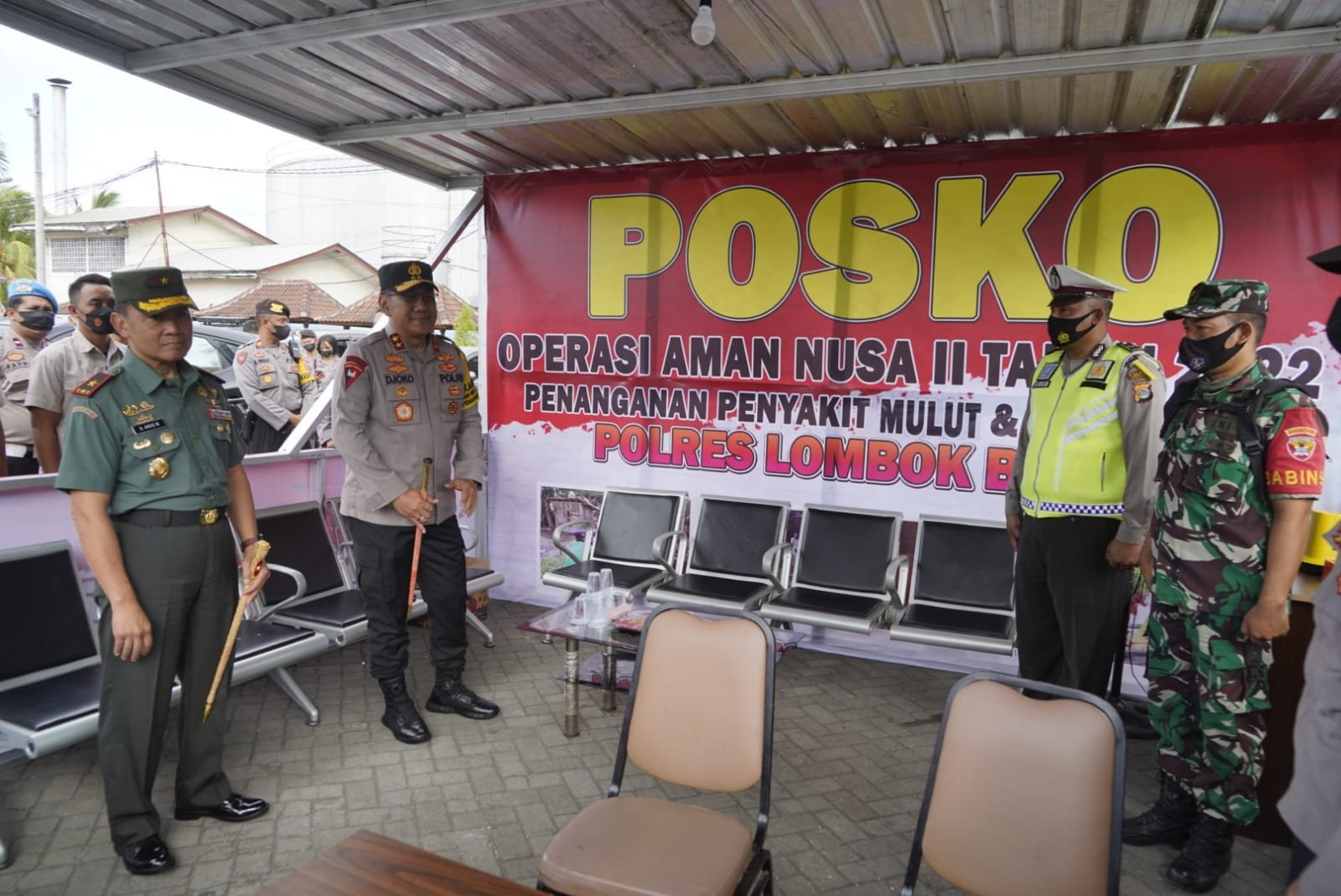 Danrem dan Kapolda Turun Tangan Awasi Penyekatan Ternak Berpenyakit PMK Masuk NTB