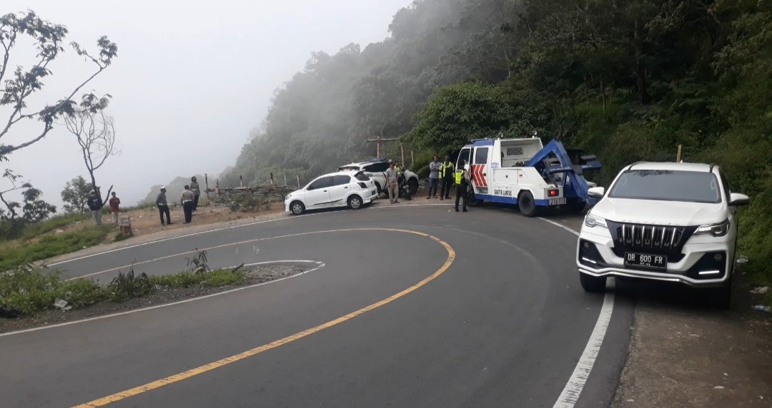 Rawan Kecelakaan, Kapolsek Sembalun Imbau Pemerintah Pasang Pembatas Jalan