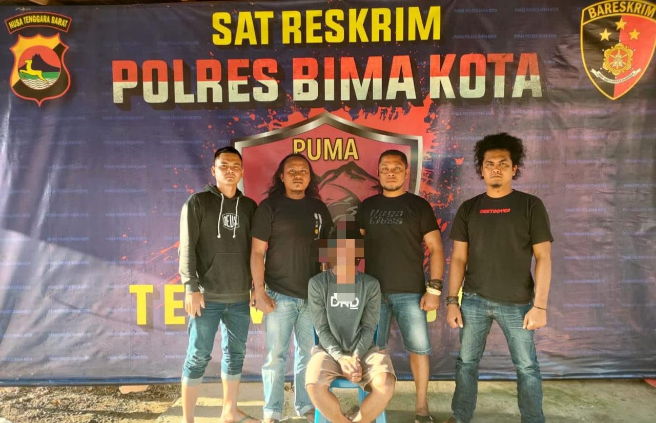 Polresta Bima Tangkap Buronan yang Kabur Lima Bulan