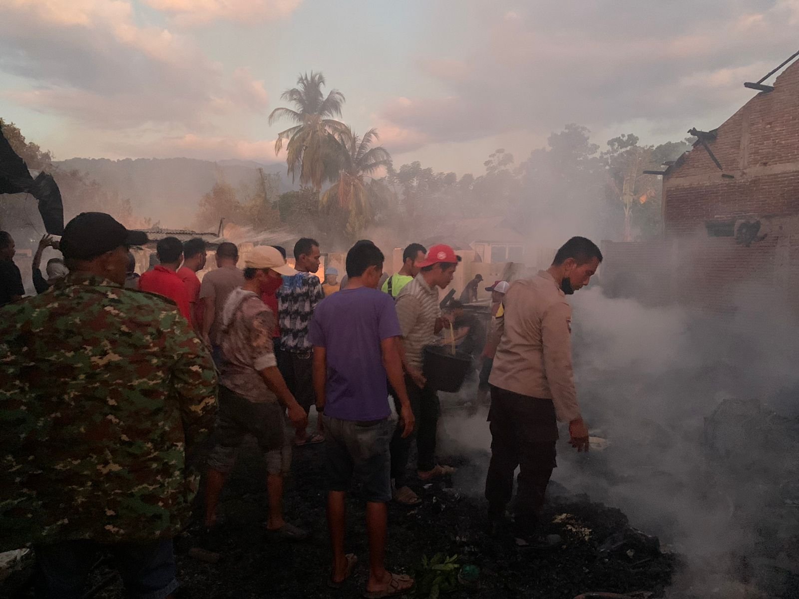 Sebelas Rumah Terbakar di Sumbawa Barat Kerugian Ditaksir Mencapai 500 Juta