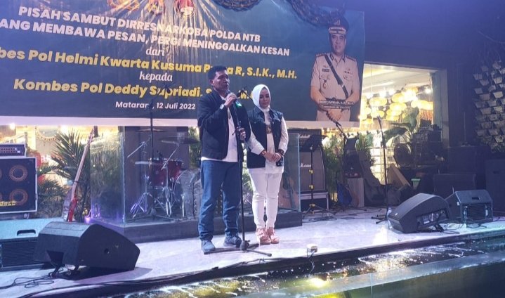 Perasaan Haru Mewarnai Perpisahan Dirresnarkoba Polda NTB degan Awak Media