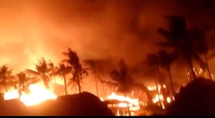 Kampung Bule Terawangan Berduka, 50 Kamar Oceano Resort Jambu Luwu Ludes Terbakar