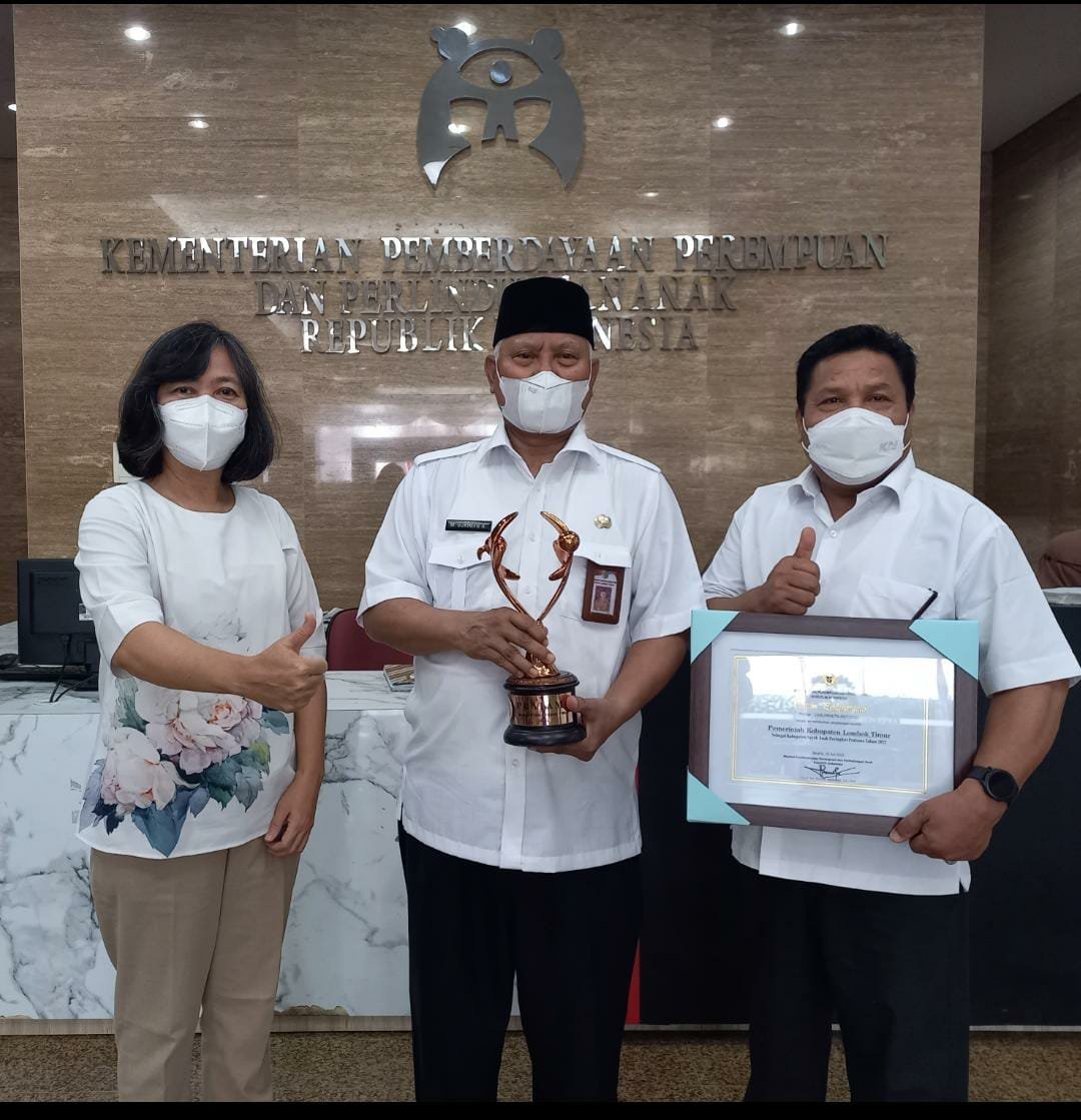 Lombok Timur Sabet Penghargaan Kabupaten Layak Anak