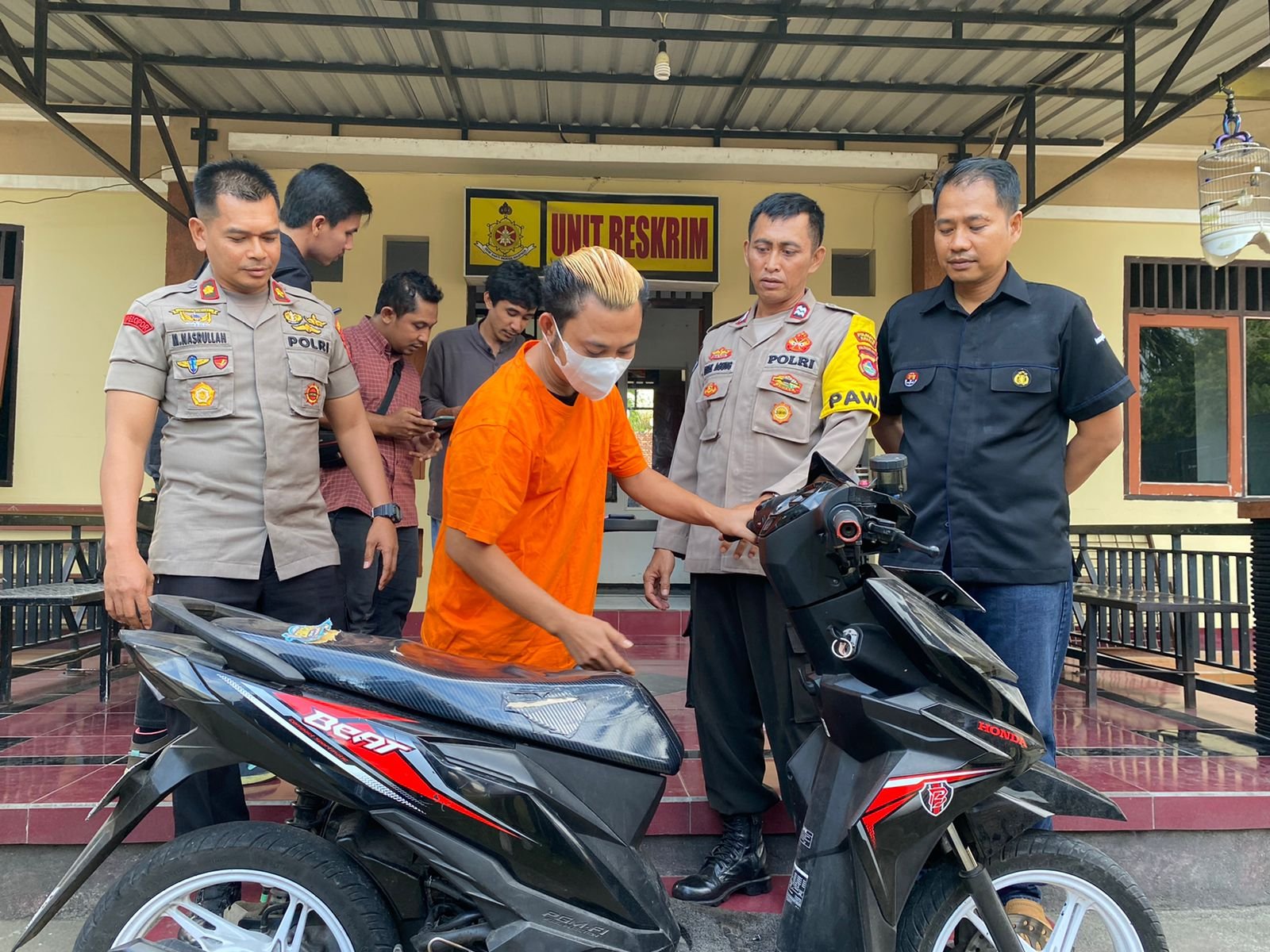 Curi Sepeda Motor Teman, Pelaku Tengah Malam Gerayangi Garasi Rumah Korban