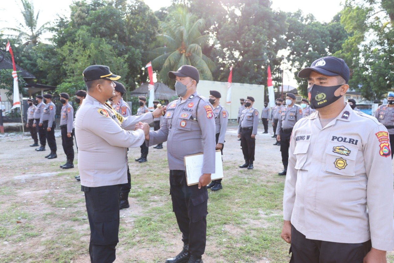 Ratusan Personel Kepolisian Dikerahkan Amankan Pilkades Serentak di Lombok Tengah