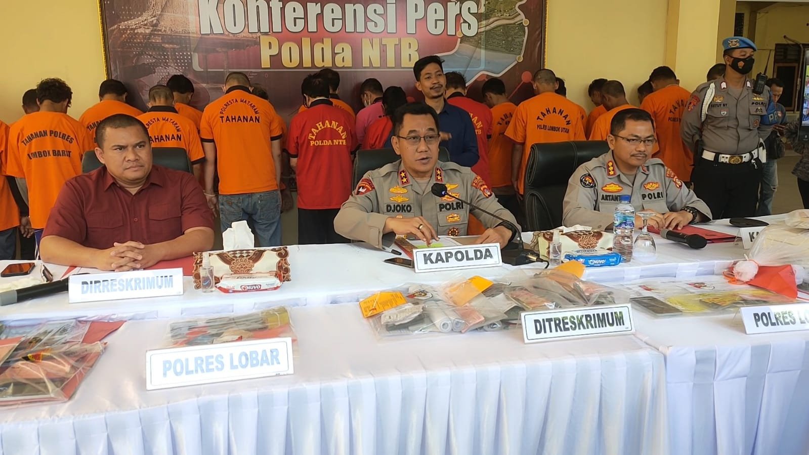 Dalam Sepekan Jajaran Polda NTB Ungkap 31 Kasus Perjudian