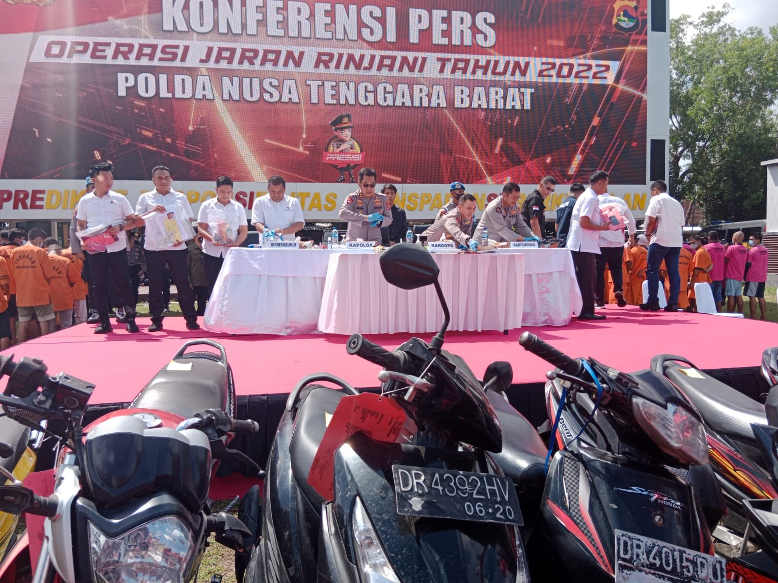 Hasil Operasi Jaran Rinjani 2022, Jajaran Polda NTB Tangkap 363 Penjahat