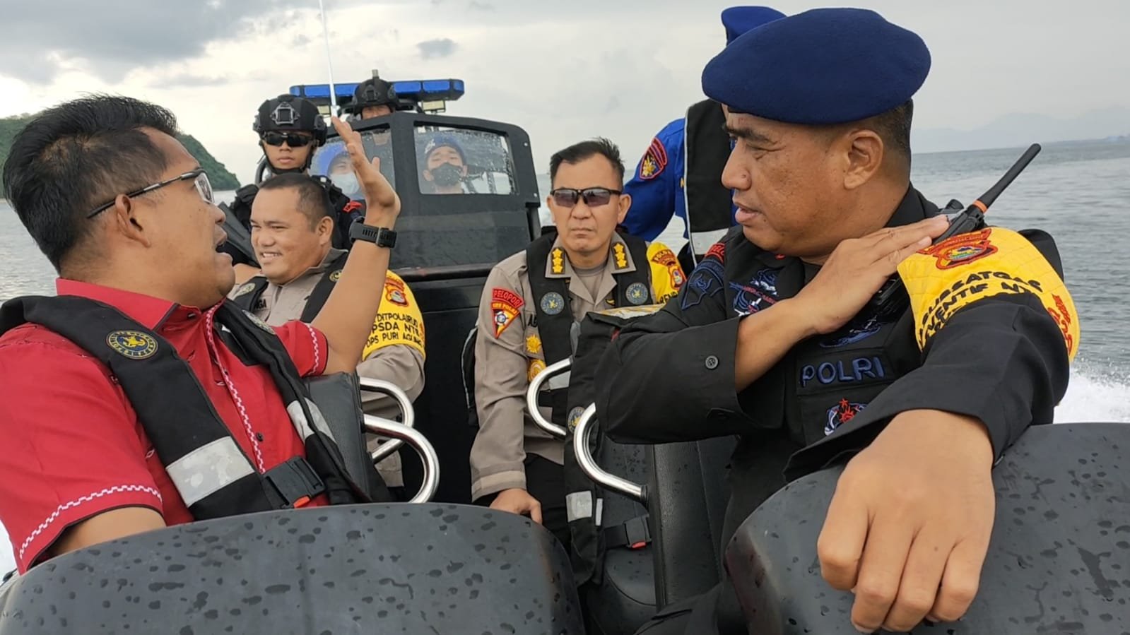 Amankan KTT G20 dari Penyusup, Pol Airud Polda NTB Gencarkan Patroli Laut