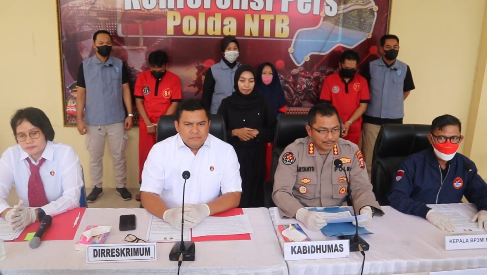 PMI Lombok Disiksa Majikan di Arab Saudi, Komplotan TPPO Ditnagkap