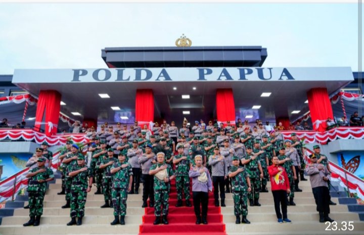Kapolri Resmikan Gedung Baru Polda Papua, Jendral Listyo:  Wujud Sinergitas Bersama TNI Makin Kokoh