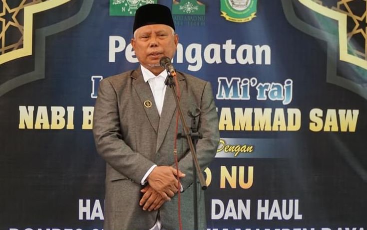 Isro’ Mi’raj di Ponpes Sirojul Ulum Mamben Daya, Bupati Tekankan Pentingnya Silaturahmi