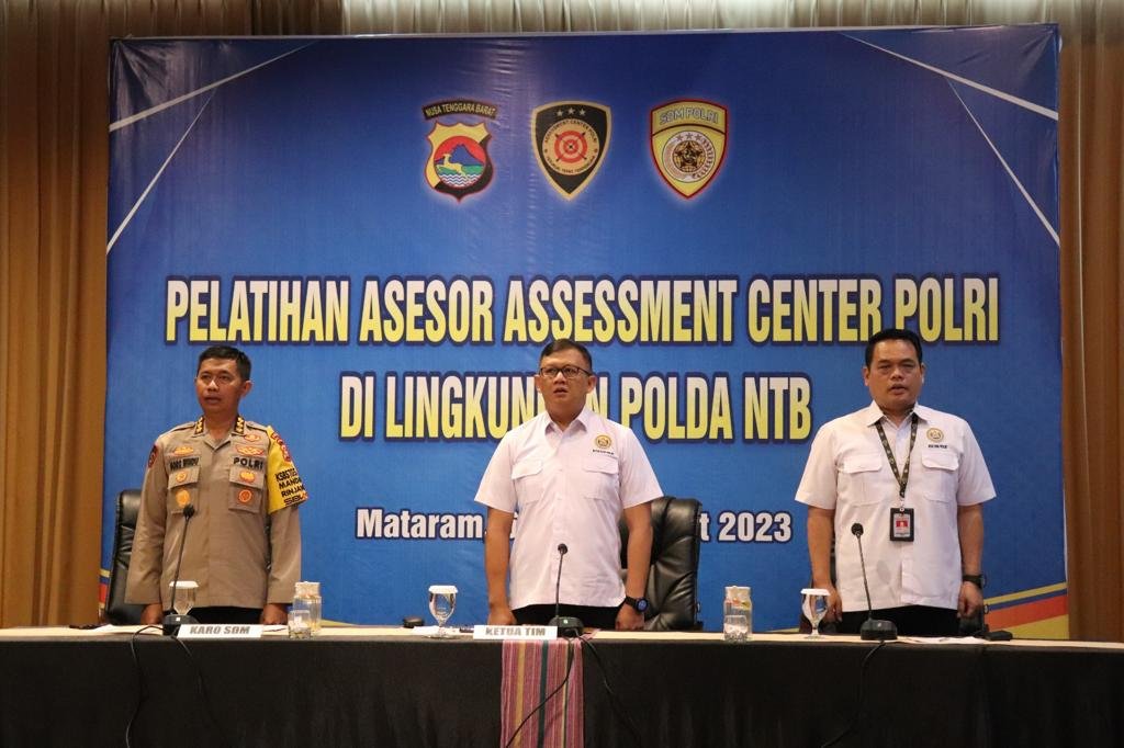 Tingkatkan Mutu Calon Pemimpin, Biro SDM Polda NTB Gelar Assessor Assessment.