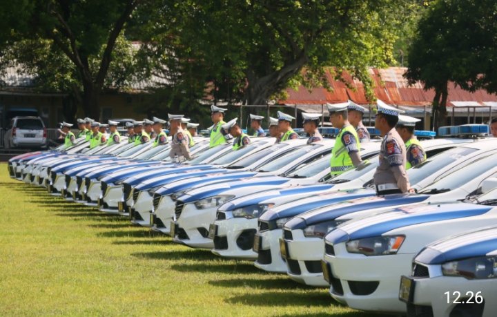 Polda Jatim Bantu Puluhan Sepeda Motor dan Mobil untuk Pengamanan WSBK