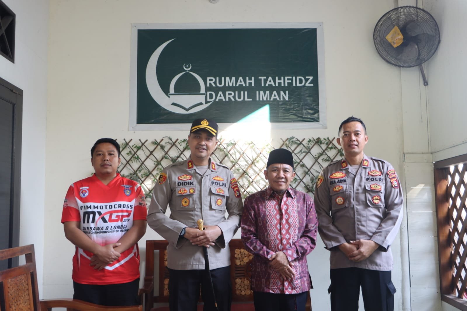 Usai Dilantik Kapolres Lombok Utara Silaturahmi ke Tokoh Agama
