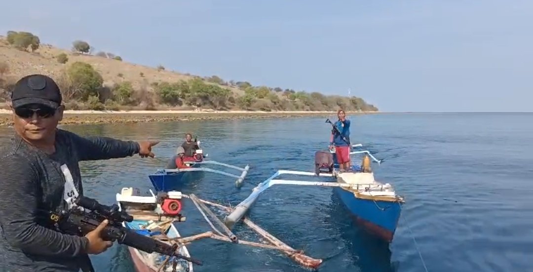 Ngebom Ikan, Pol Airud Tangkap Empat Nelayan Utan Sumbawa