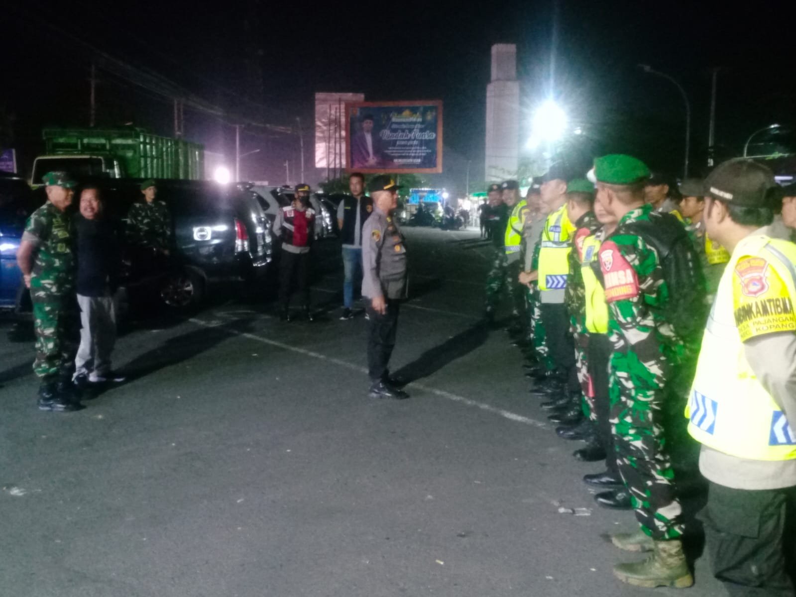 Sinergi TNI Polri Amankan Puluhan Motor Kenalpot Brong di Jalan Raya Jelojok