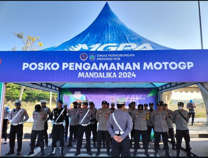 Hari Pertama Pelaksanaan MotoGP Mandalika 2024 Sukses