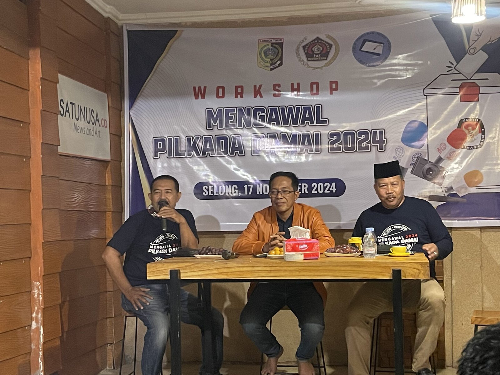 PWI dan Forum Wartawan Media Online Adakan Workshop Mengawal Pilkada Damai