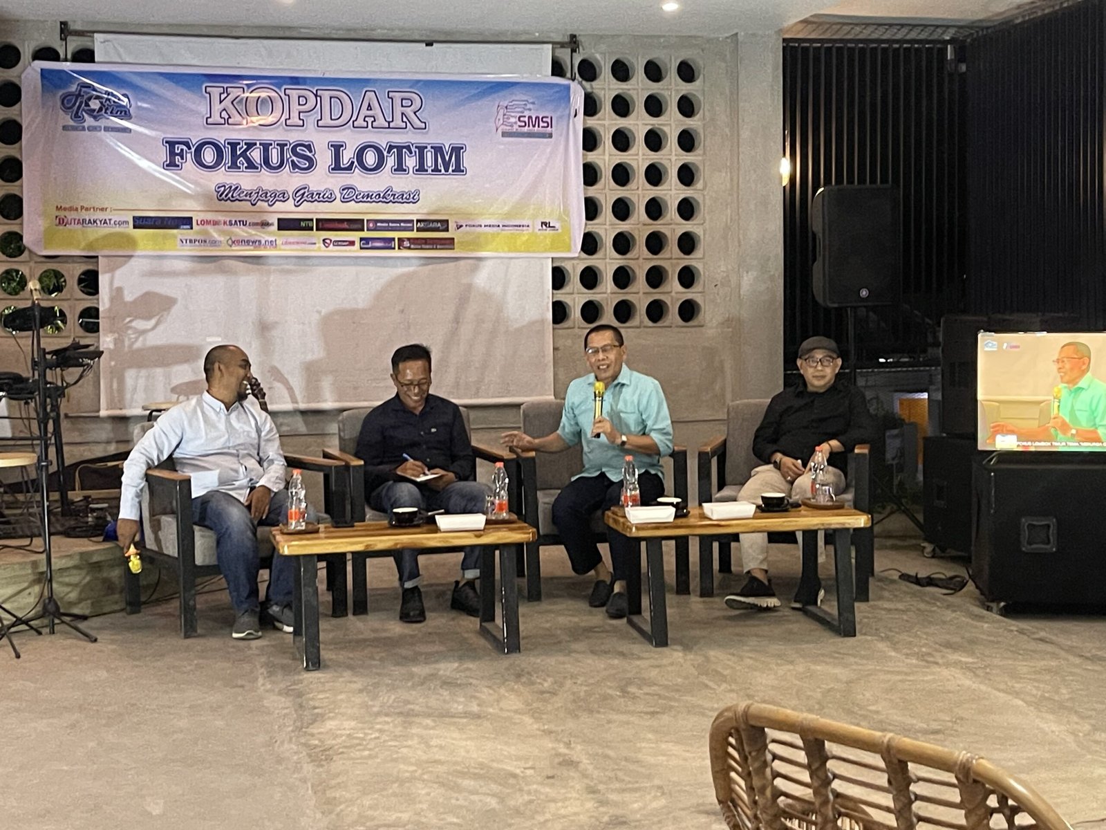 Fokus Lotim dan SMSI Lombok Timur Gekar Diskusi Songsong Kepemimpinan Baru di Gumi Patuh Karya