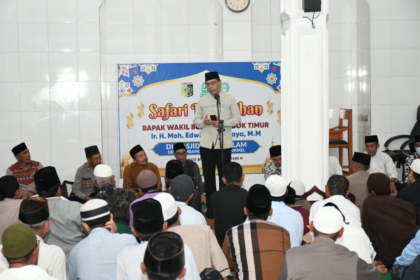 Wakil Bupati Lombok Timur Laksanakan Safari Ramadan di Desa Kembang Kerang