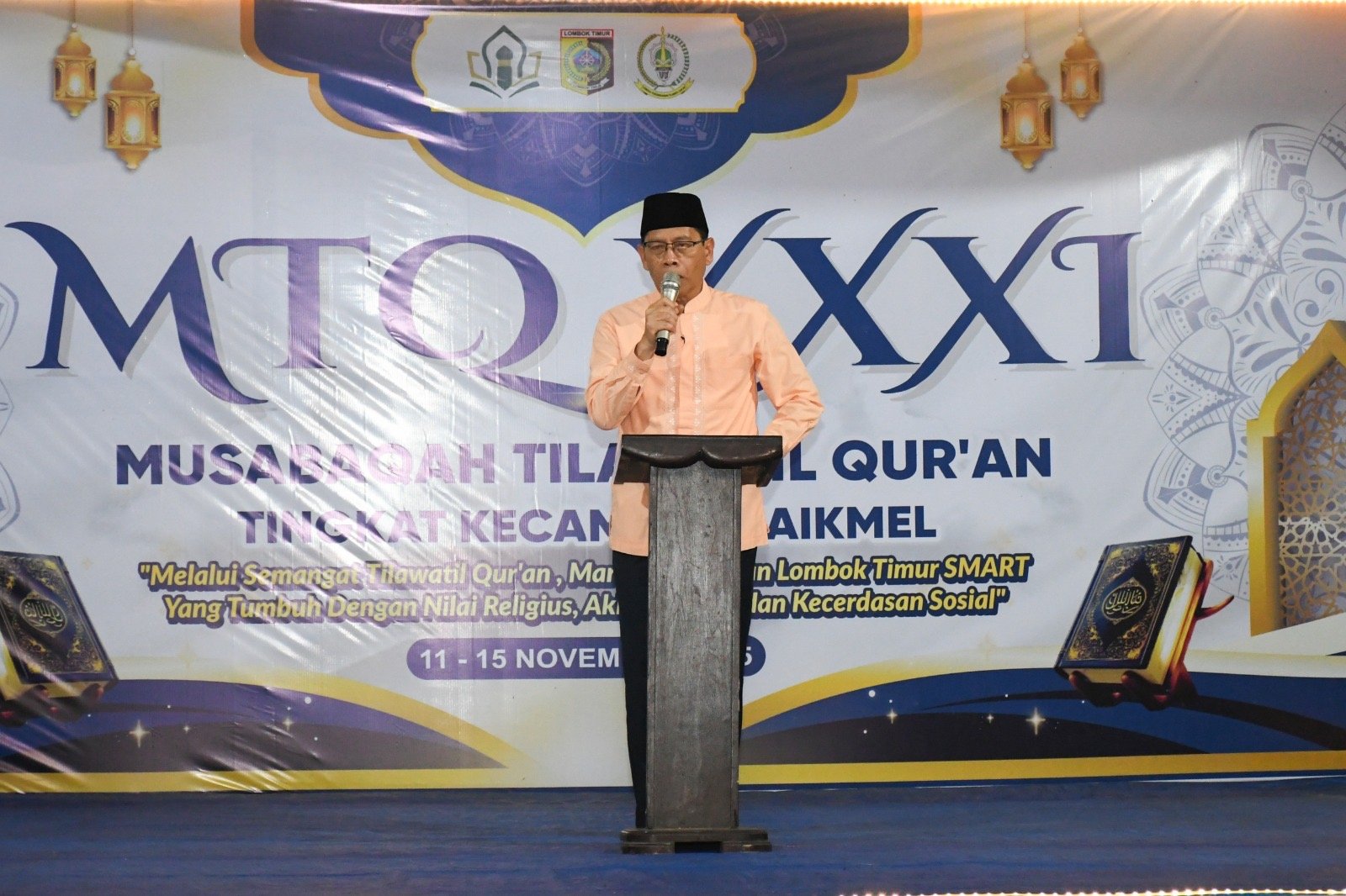 Wabup Lombok Timur Buka MTQ ke-31 Aikmel, Targetkan Masuk Tiga Besar di Tingkat Provinsi