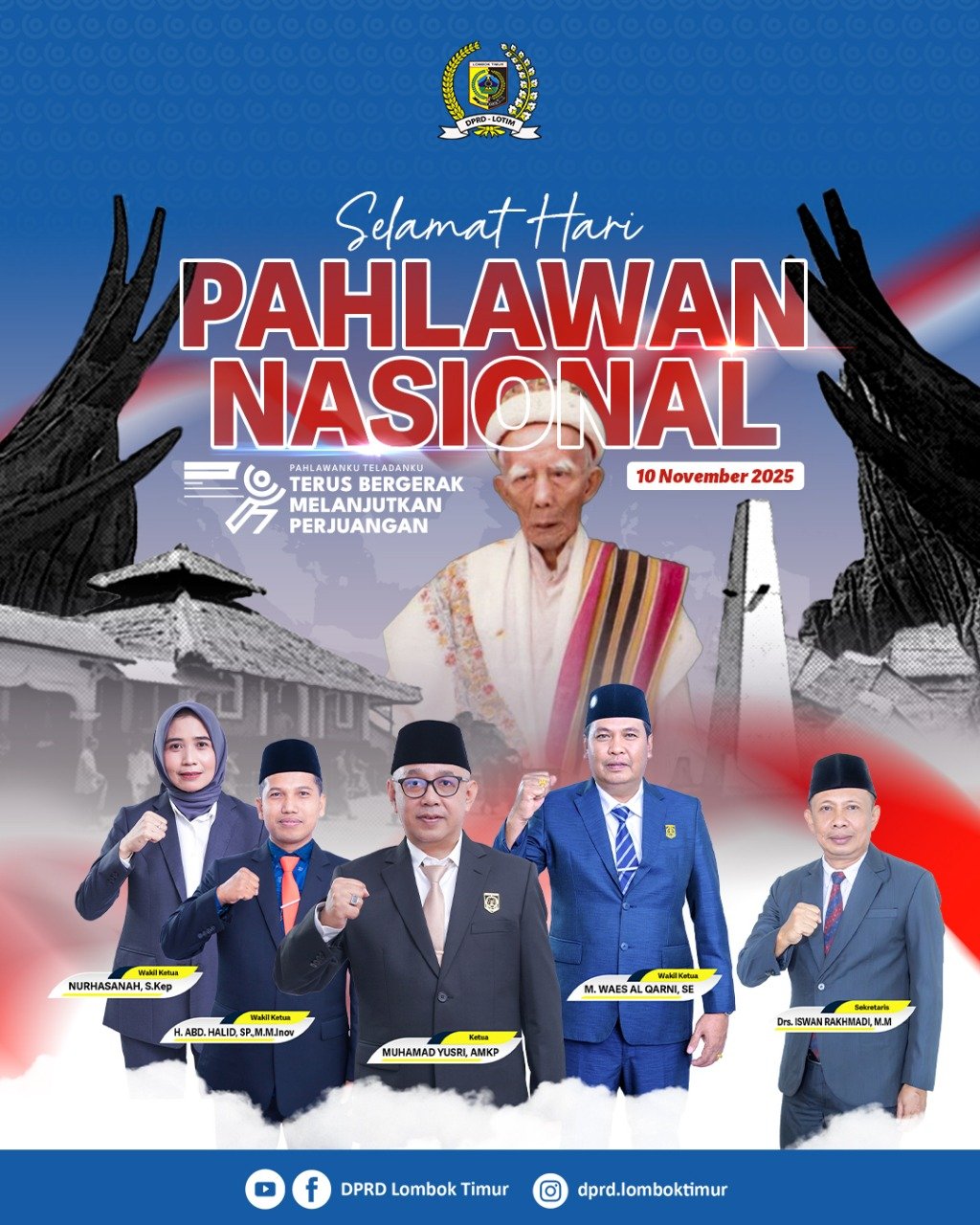 DPRD Lotim untuk Pahlawan Nasional