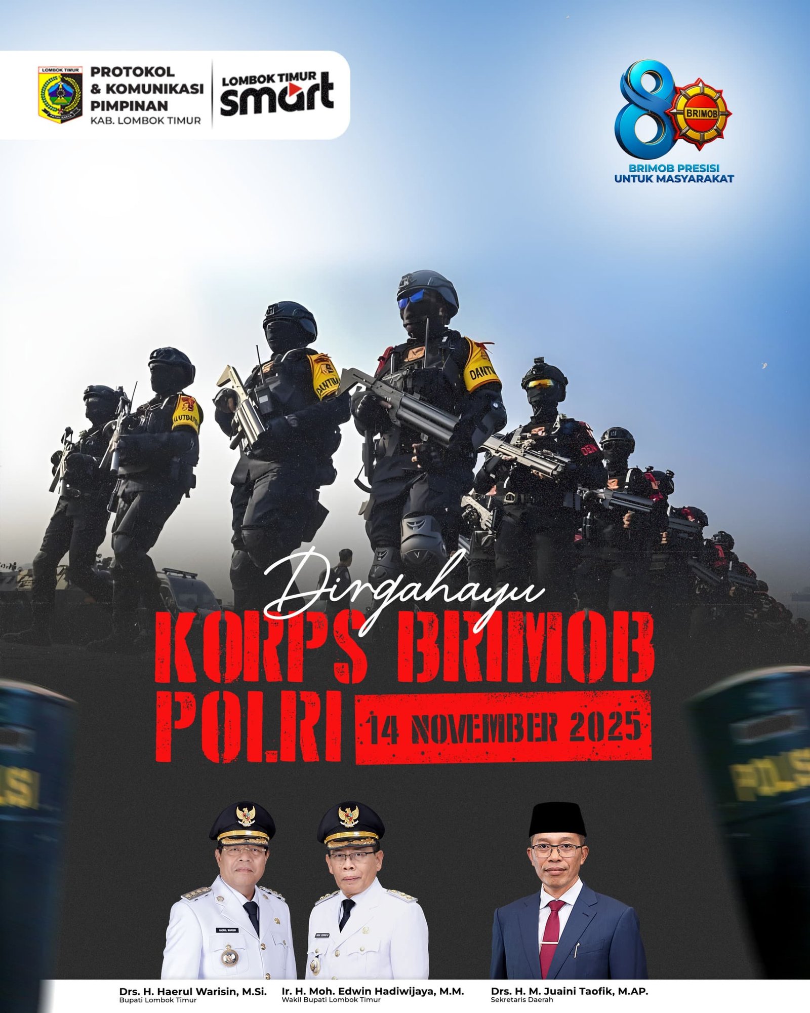 Dirgahayu Brimob ke 80