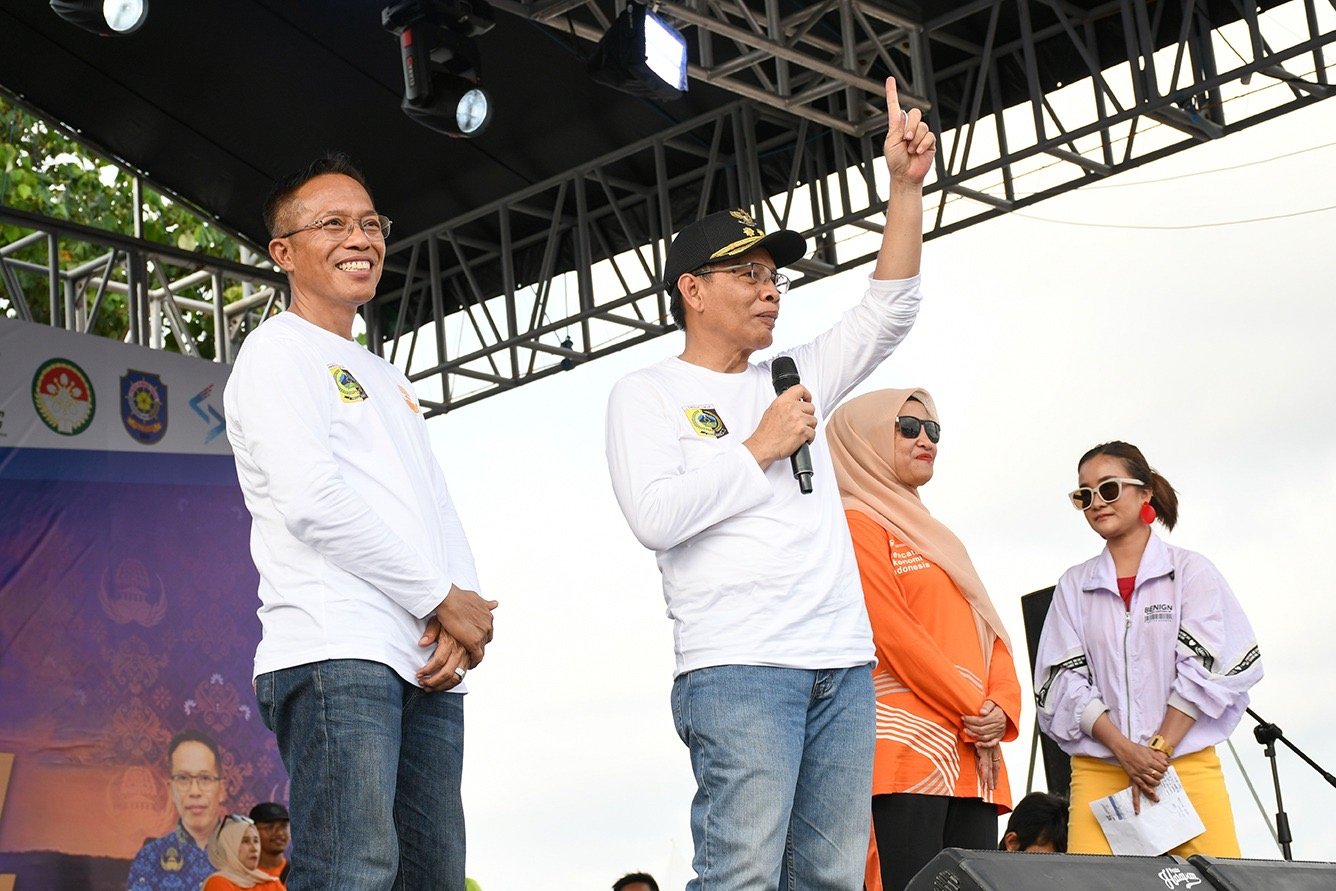 Ekas Sunset Trail Run Sukses, Wujud  Kebersamaan ASN dan Masyarakat Lombok Timur