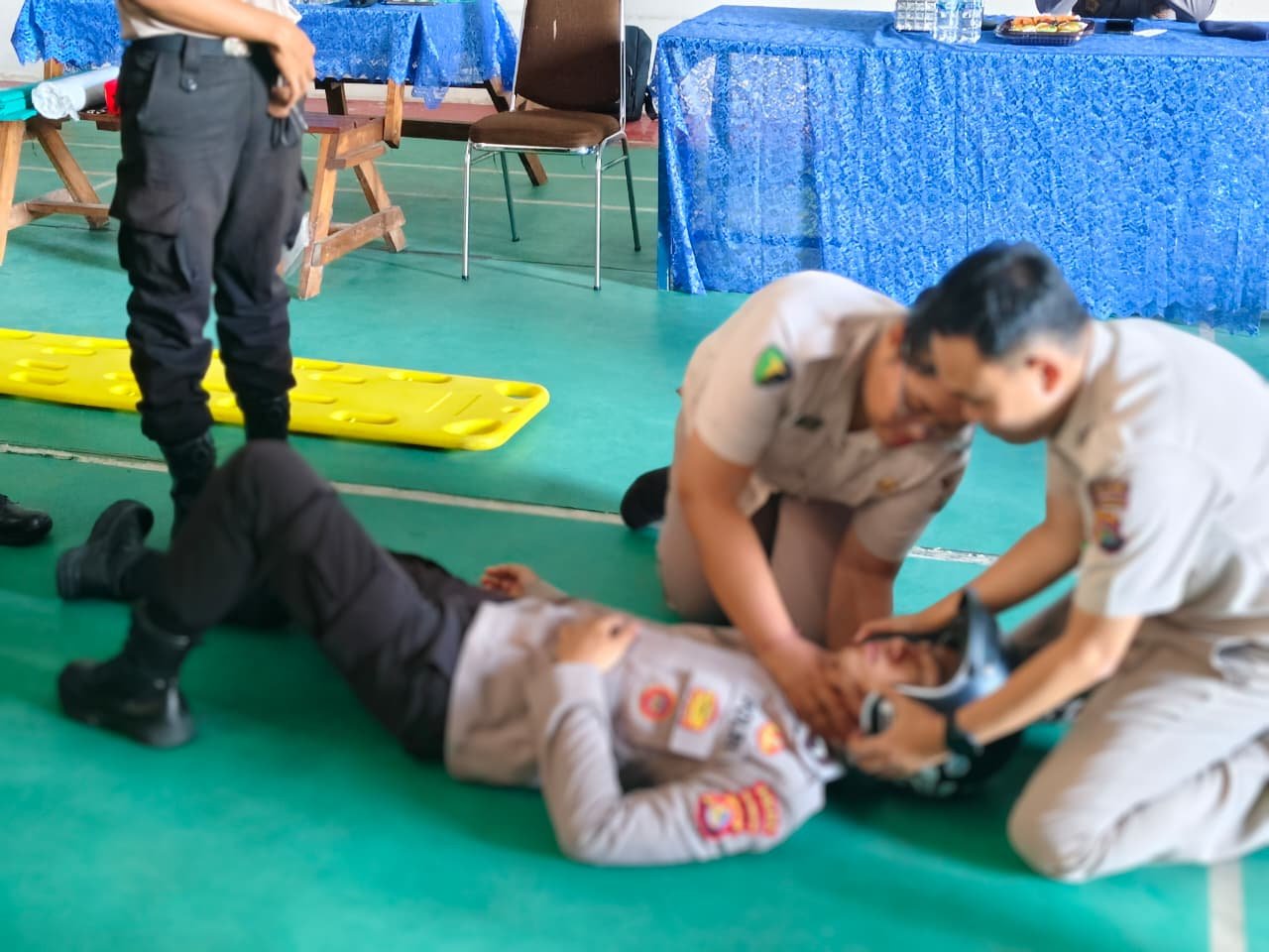 Ditpolairud Polda NTB Gelar Pelatihan Pertolongan Pertama Gawat Darurat