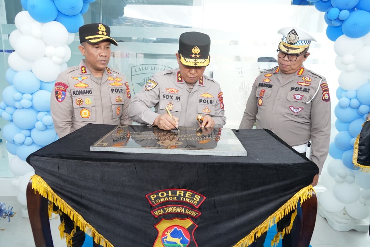 Kapolda NTB  Resmikan Gedung BPKB Polres  Lotim