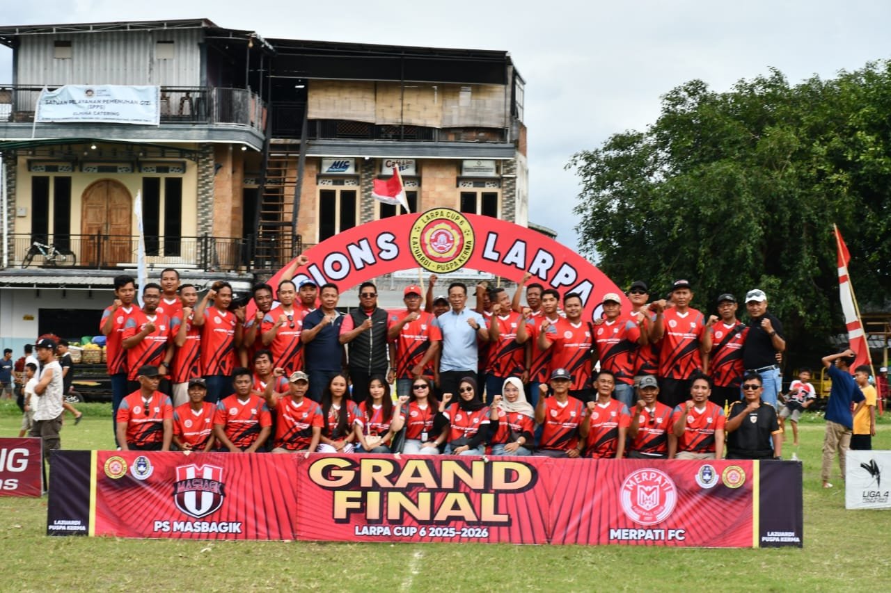 Bupati Tutup Larpa Cup 6 Tahun 2026