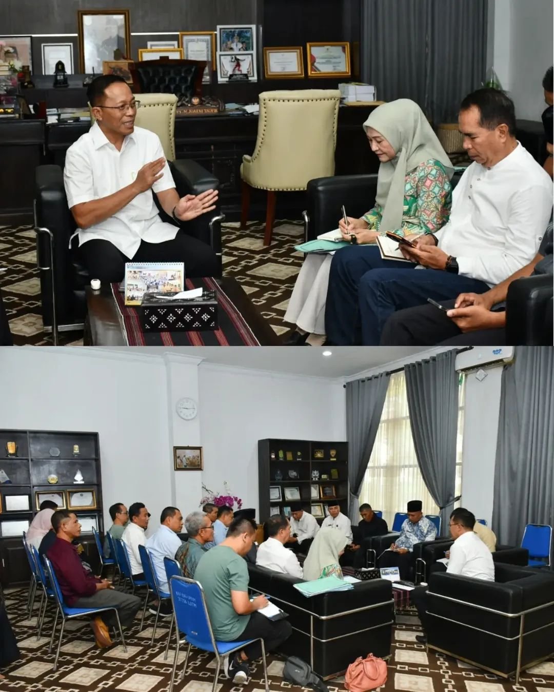 Sekda dan Camat SE Lotim Gelar Rakor Sosialisasi Pembagian Sembako untuk Masyarakat