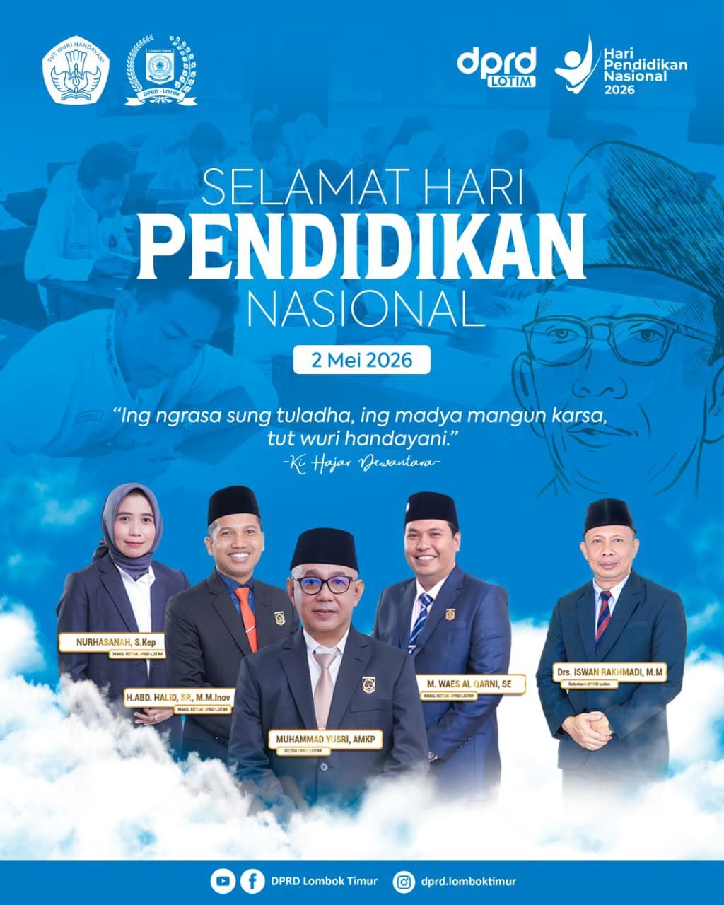 Ucapan HUT pendidikan dari DPRD Lotim