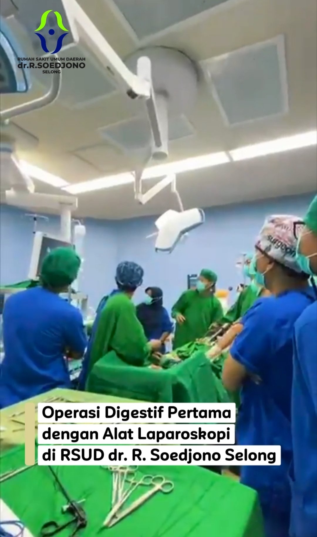 RSUD Soejono Selong Sukses Operasi Pertama Laparoscopy Apendectomi terhadap Pasien Usus Buntu