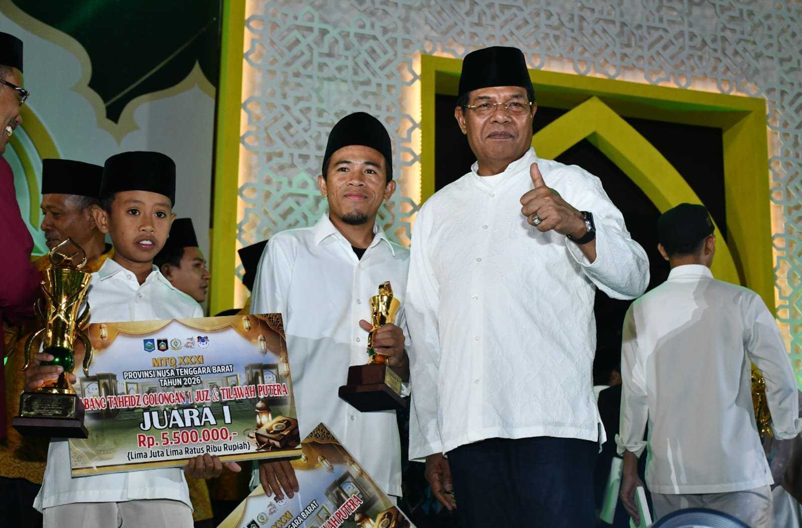 Lotim Juara Umum Dua MTQ Tingkat Propinsi di Loteng, Lampoi Target yang Ditetapkan