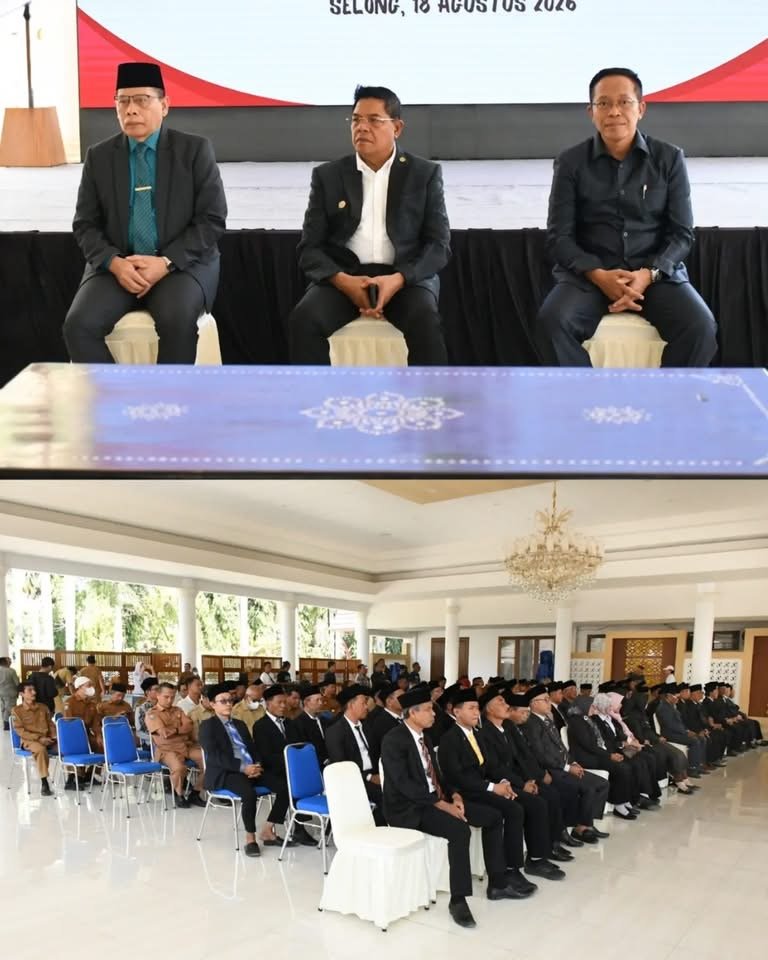 Wabup Edwin Lantik 61 Pj. Kades se-Lotim, Bupati Ingatkan Netral Jelang Pilkades