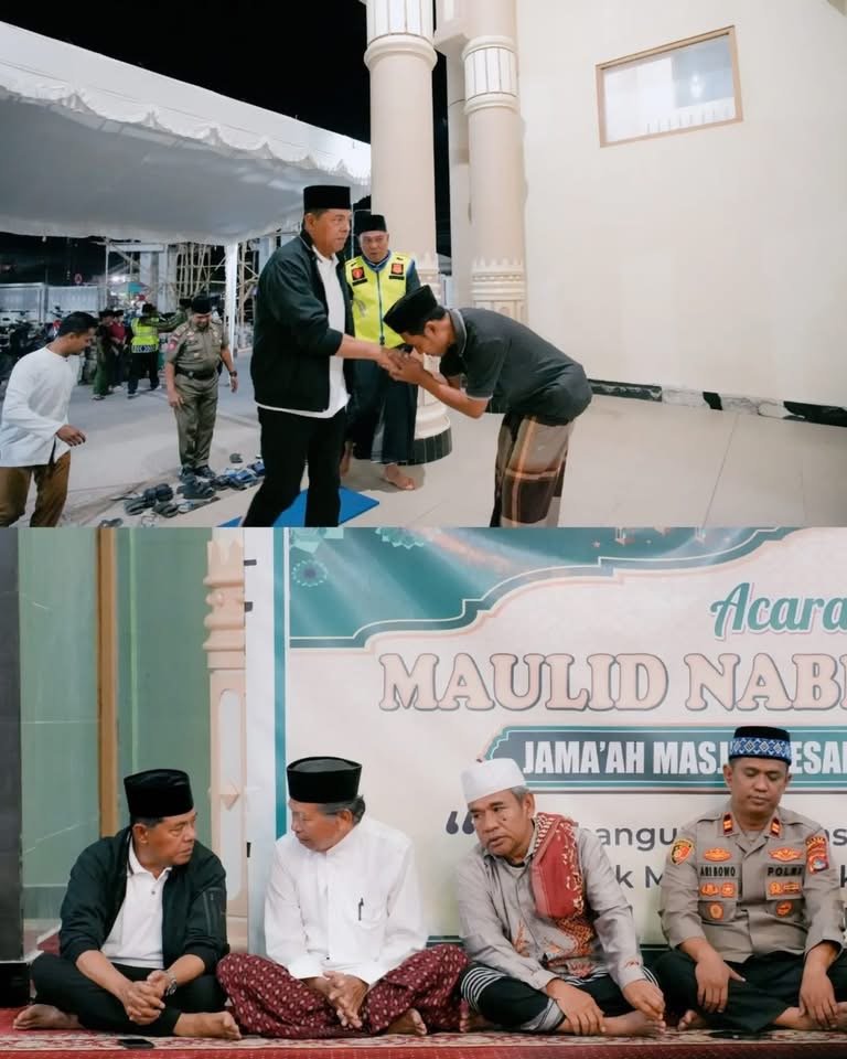Bupati Haerul Hadiri Peringatan Maulid Nabi di Masjid Besar Ishlahul Muslimin Sikur