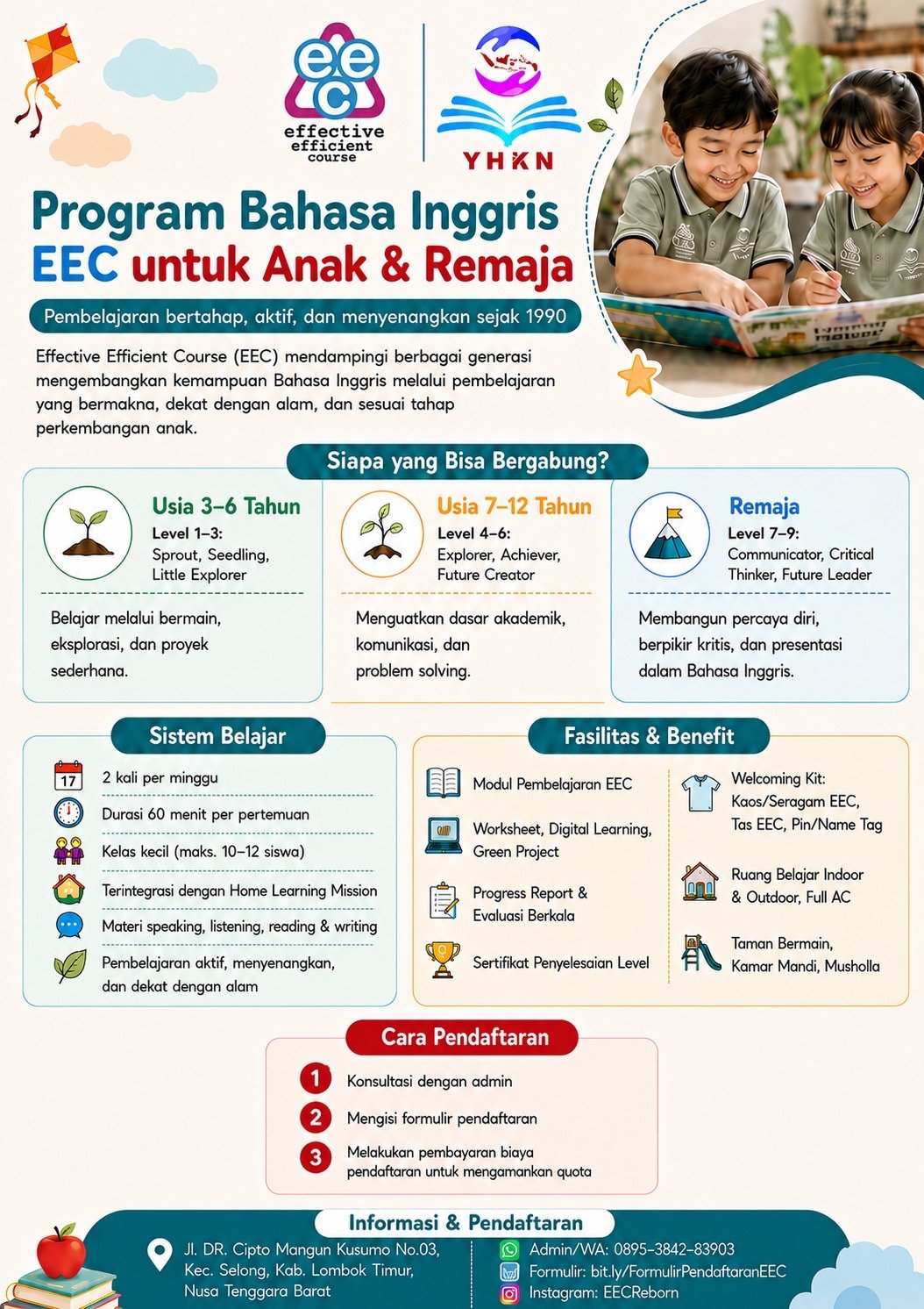 Mulai dari 3 Tahun! Wujudkan Mimpi Anak Fasih Bahasa Inggris Bersama EEC