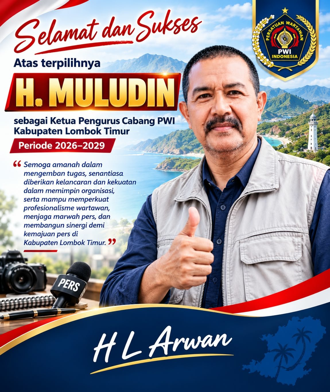 Terima kasih Lalu Arwan